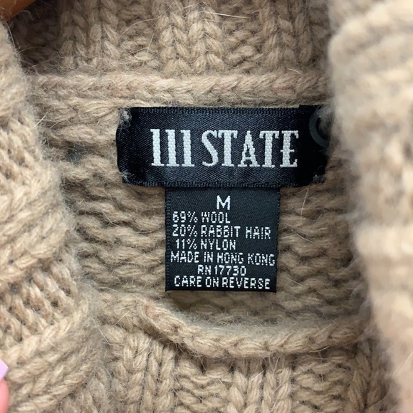 111 State Wool blend sweater M - Picture 4 of 5
